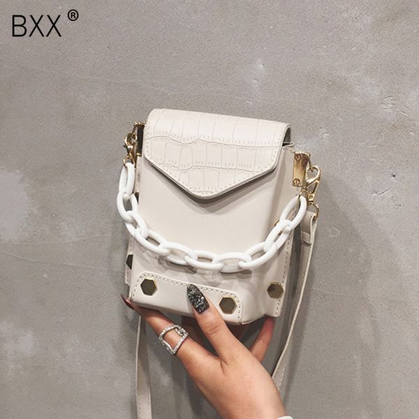 

bxx] crocodile pattern pu leather crossbody bags for women 2020 spring lady shoulder messenger bag female travel handbag hl449