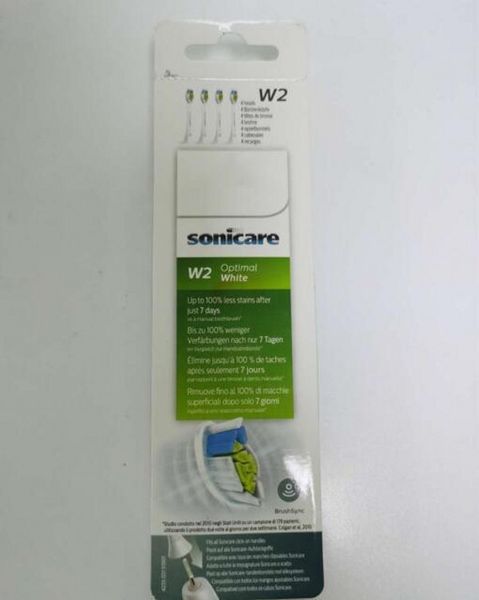 

new version hx6064 w2 toothbrush heads 4pcs /set hx6064 optimal white dhl ing