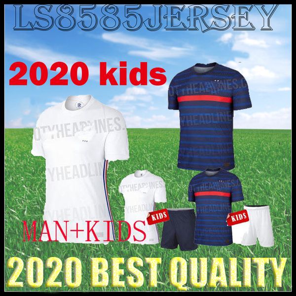 

kids 2020 france mbappe soccer jerseys euro world cup maillot de foot equipe griezmann pogba giroud maillots de football shirts de la 2021, Black