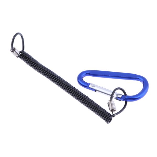 

рыболовный талреп аксессуары пластиковый выдвижной спиральный трос с карабином