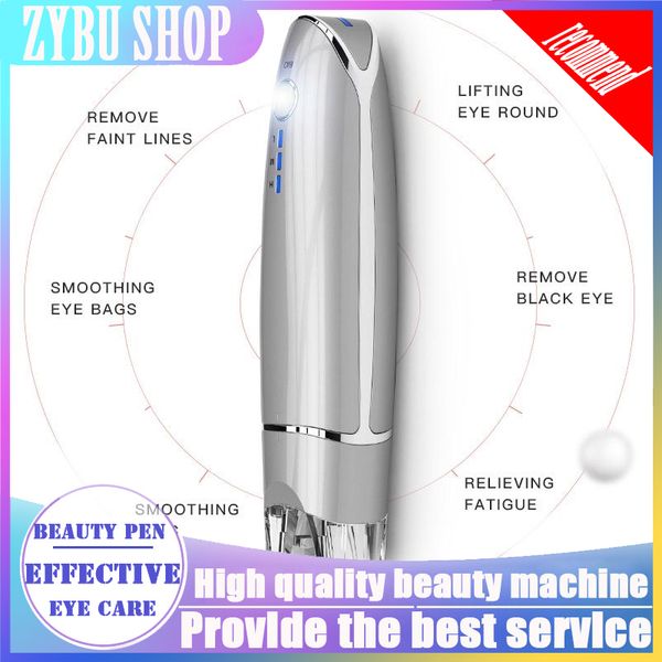 

skin beauty care massage device electric eye massager facial eliminate dark circles stick anti bag pouch &wrinkle removal gold clip beauty