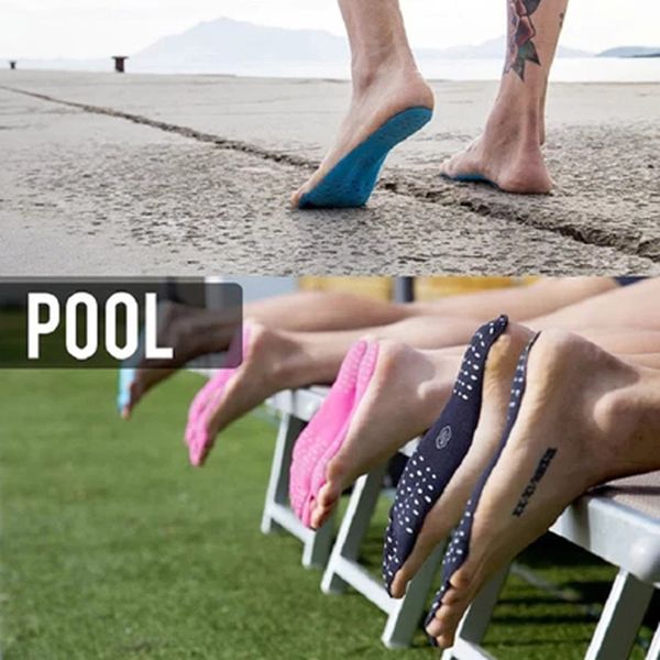 

Противоскользящие Стельки Песчаный Пляж Невидимый Коврик Водонепроницаемый Адиабатический Летняя Подставка Для Ног Non Slip Красочные Пляжная Обувь Бесплатно