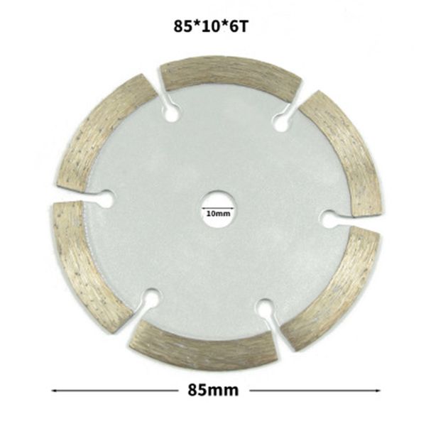 

1pcs 85 mm 10mm/15mm mini circular saw blade wood cutting blade for concrete slotting dry cut marble
