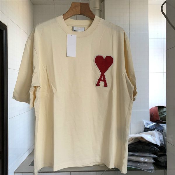 

2020 summer new love couple models embroidery cotton short-sleeved t-shirt female loose thin wild round neck t-shirt, White;black