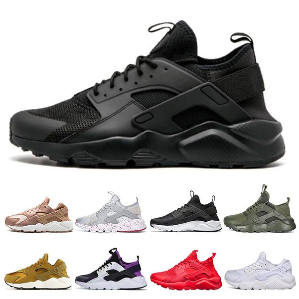 

nike air huarache Hot Huarache 4.0 1.0 Тройной Белый Черный Красный Серый Желтый Мужчины Женщины Hu