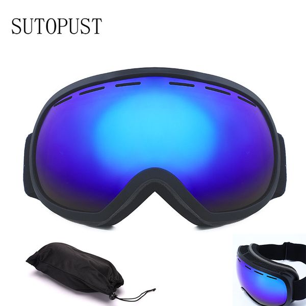 

ski snowboard mask double-layer uv400 protection anti-fog skiing eyewear men women snow ski goggles winter glasses equipment
