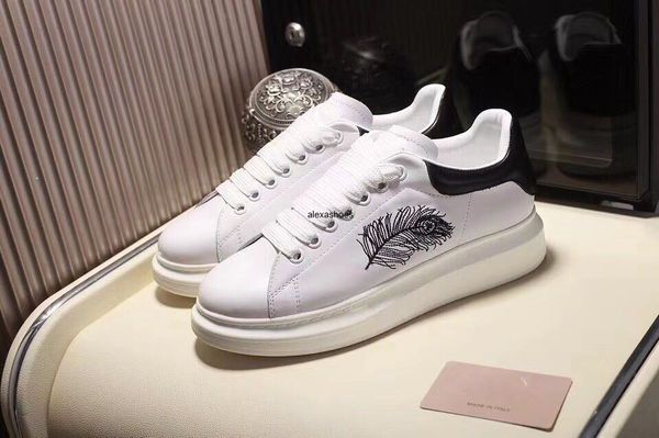 

new style model shoes men and women genuine leather shoes ing, Black