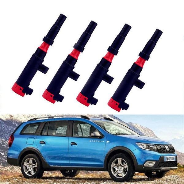 

new 4 pack for clio megane grand scenic ignition coil 1.4,1.6,1.8,2.0 accessories practical durable l0429