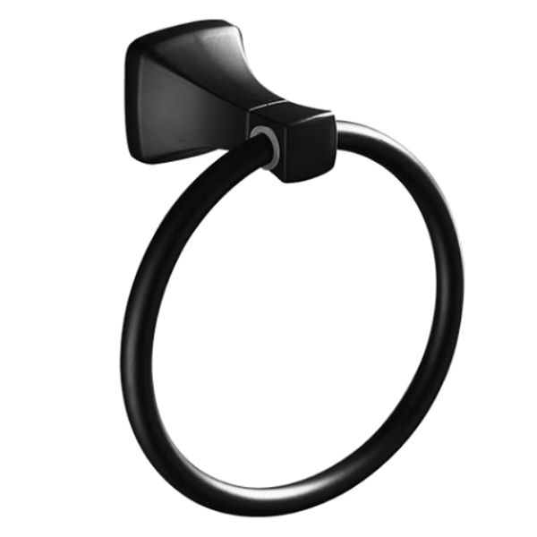 

space aluminum towel self-adhesive towel hanger hand towel holder black