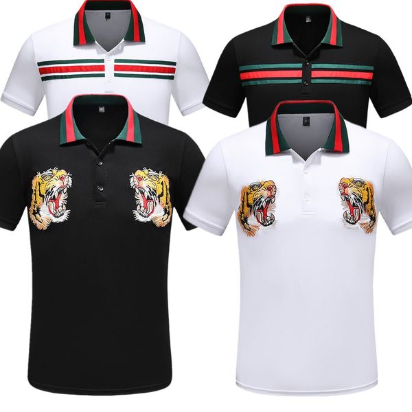 

Роскошная мужская футболка Весна Хлопок Марка футболка Змея Би Печатный Рубашка