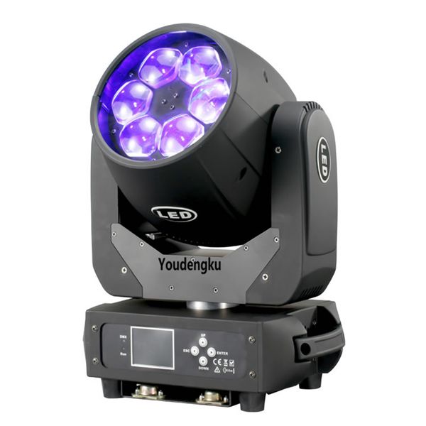 

4 pieces 6*40w rgbw 4in1 mini bee eye zoom beam moving heads led dj lights b eye zoom moving head light
