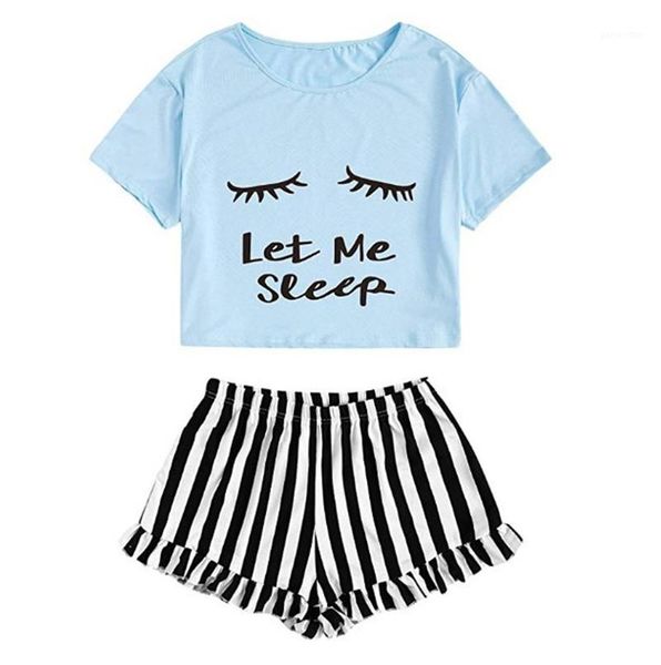 

pajama sets womens clothing 2 piece set summer womens designer sleepwear suits letter printed short sleeve traditional, Black;red