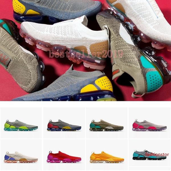 

2019 des chaussures moc 2 laceless 2.0 running shoes triple black white designer women mens trainers sneakers sports zapatos deportivos