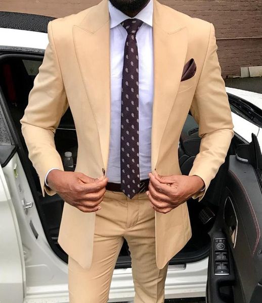 

tpsaade костюм мужской две пьесы шампанского бизнес groom куртки смокинги blazer navy костюмы для свадьбы выпускного вечера (blazer + брюки, White;black