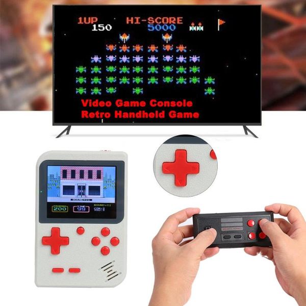 

gc26 mini video game console built-in 500 games retro console for 1 2 players 3inch handheld game player with gamepad av out