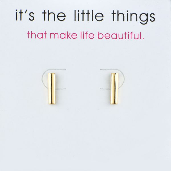 

simple horizontal bar earrings alloy exquisite gold silver colors stud earrings women's charming card jewelry gifts for girls, Golden;silver