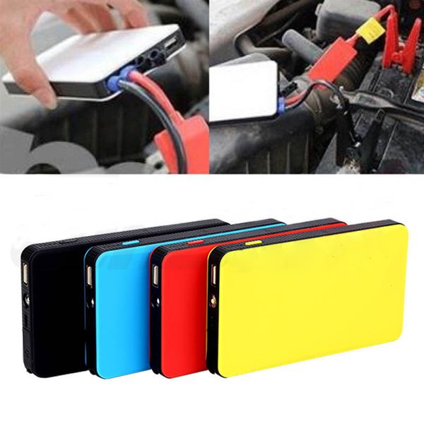 

portable 12v 8000mah car jump starter power bank auto jumper engine power bank emergency booster battery voiture car accessories