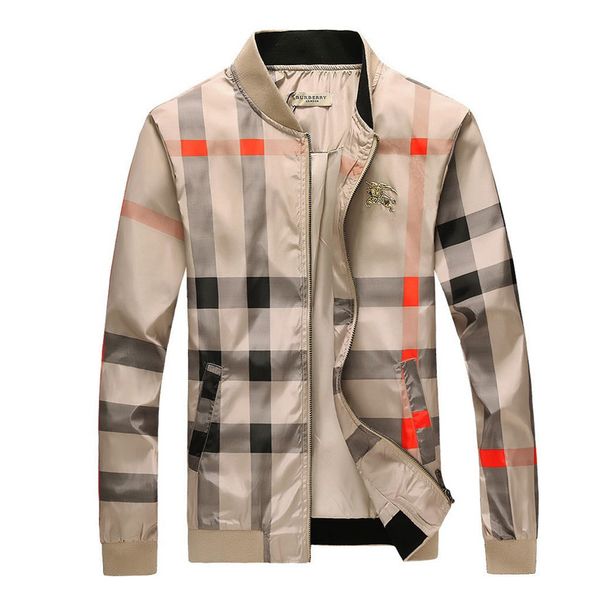 

brand jacket autumn coat classics black lattice mens winter jacket mens jackets sweatshirt long sleeve, Black;brown