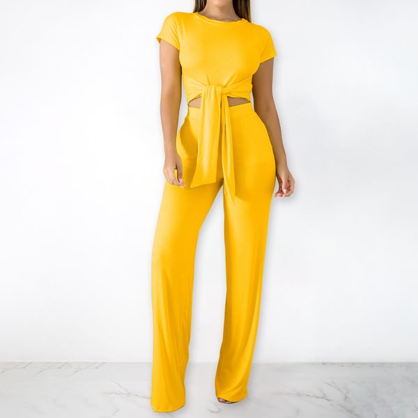 

casual two piece set crop and wide leg pants fall 2 piece outfits for women clothing set female pants summer women, White;black