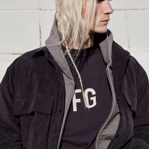 

19ss fear of god 6th inside out fg letter printed t-shirt casual fog gsummer breathable short sleeve hip hop street skateboard tee, White;black