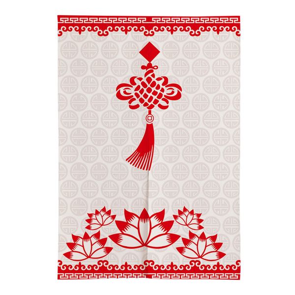 

traditional chinese door curtain chinese knot pattern bedroom partition curtain kitchen half feng shui noren