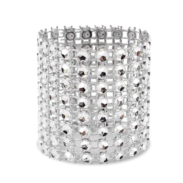 

кольцо для салфеток, 120 штук бриллиантового украшения кольца для салфеток, подходит для размещения, свадебного приема, ужина или празднично