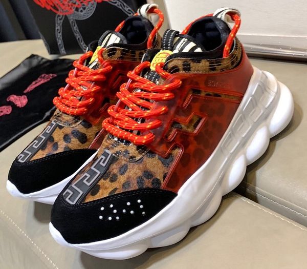 

brand men chain reaction print skateboarding shoe suede fashion sneakers women 5cm tpr height increased flat sport trainer casual shoe,35-45, Black