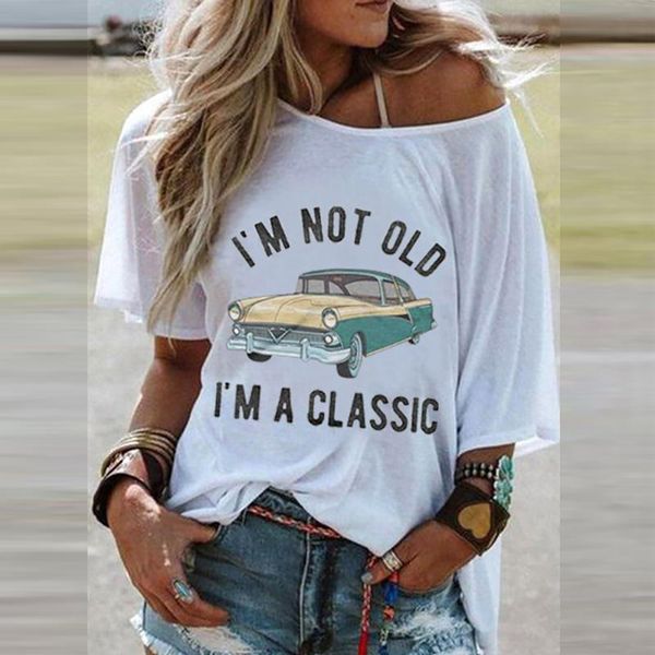 

women's t shirt clothes casual cartoon printed short sleeve round neck tee t-shirt loose fashion summer cloths ladies, White