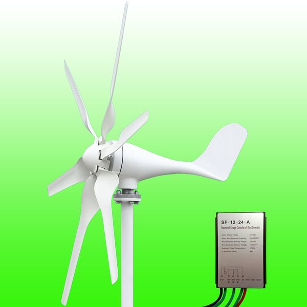 

2020 горячий продавая 400w 12v/24v ветрогенератор 3/5 лопастей опционный генератор ветротурбины постоянного магнита комплекты ветрогенератор