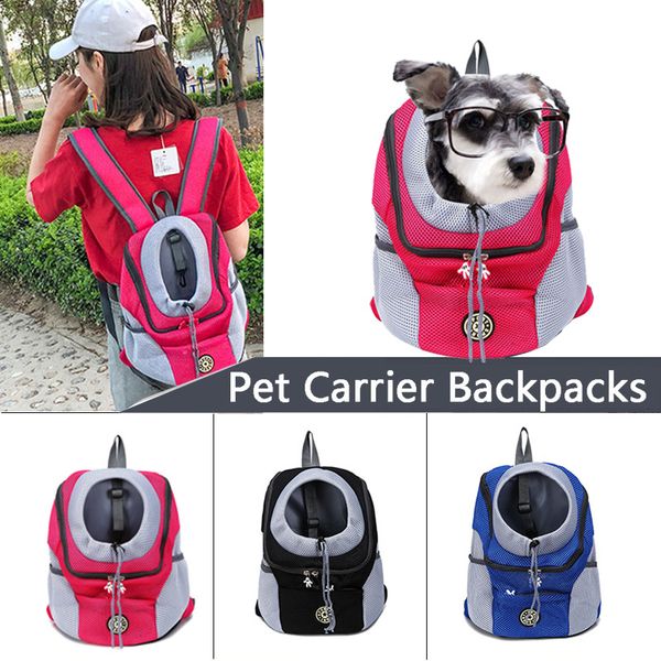 

outdoor sport pet carrier backpacks outdoor double shoulder bag backpack pet travel trekking rucksack fashion high capacity #7