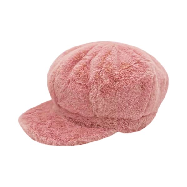 

sboy hats cap beret women vintage solid winter pink color for octagonal caps female 2021, Blue;gray