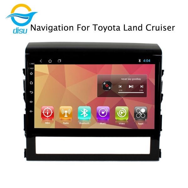 

car radio multimedia video player navigation gps android 8.1 9 inch support mirror link fortoyotalandcruiser2016-2017 car dvd