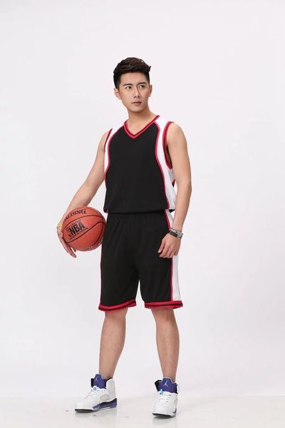 

custom shop basketball jerseys customized basketball apparel sets with shorts clothing uniforms kits sports design mens basketball a28-10, Blue;black