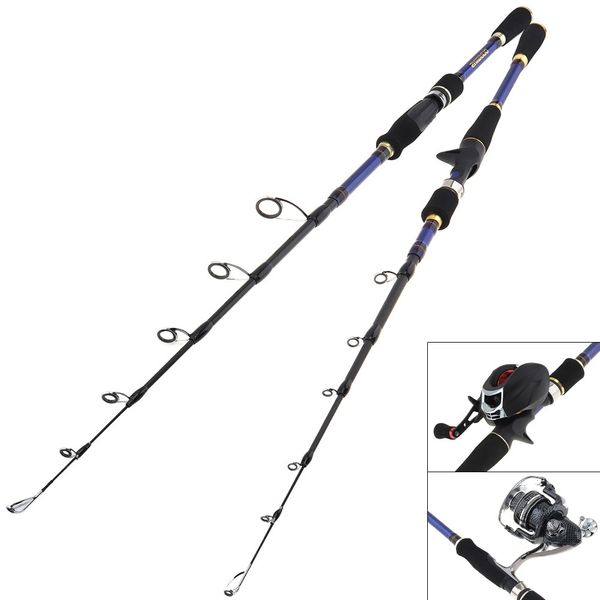 

2.1m/2.4m/2.7m carbon fiber lure fishing rods mh power spinning casting rod ultra light travel fishing pole