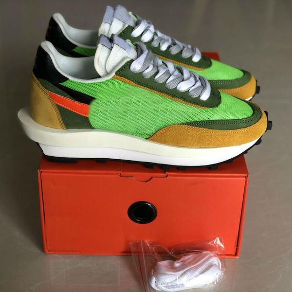 

wholeslae sacai x lvd waffle daybreak men and women running shoes low retro sneakers couples outdoor sport shoes size 36-45