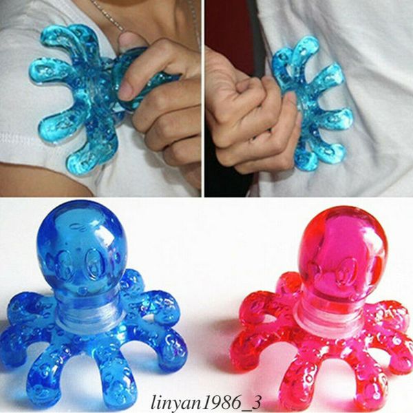 

mini portable massager relieving neck abdomen back muscle pain random color