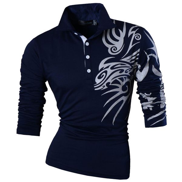 

stylish 2020 fashion mens casual print shirts spring long sleeves shirt tee slim trend designed shirt 5 colors high quality, White;black