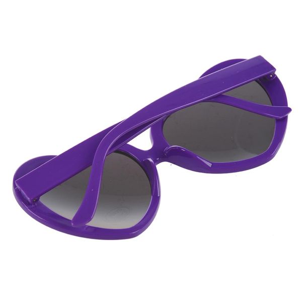 

wholesale-purple fashion funny summer love heart shape sunglasses ing, Silver