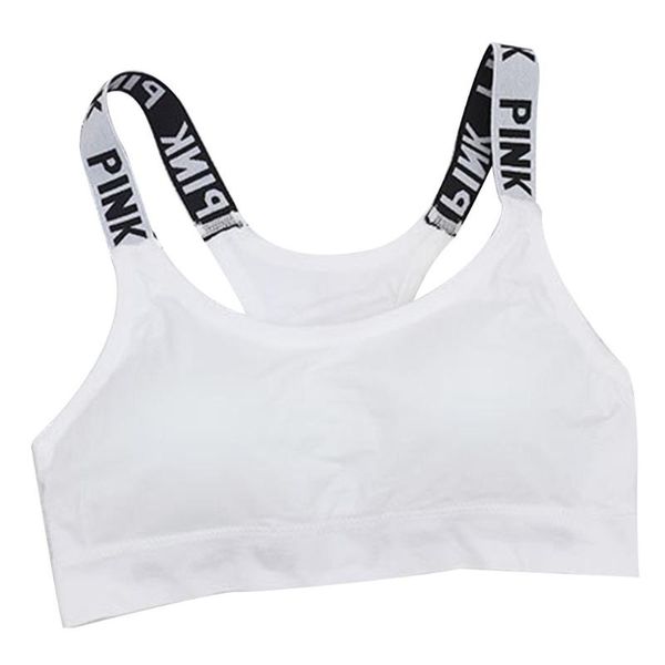 

sports bra female yoga sleep running without steel ring underwear female beauty back tube vest wrapped chest, White;black