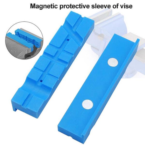 

bench vice jaw pad multi-groove vise holder grips for milling cutter for drilling machine accessories woodworking jewelry making
