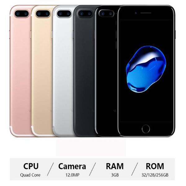 

Original unlocked apple iphone 7 iphone 7 plu 4g lte mobile phone quad core 4 7 039 039 12mp 2g ram 32g 128g 256g rom with fingerprint
