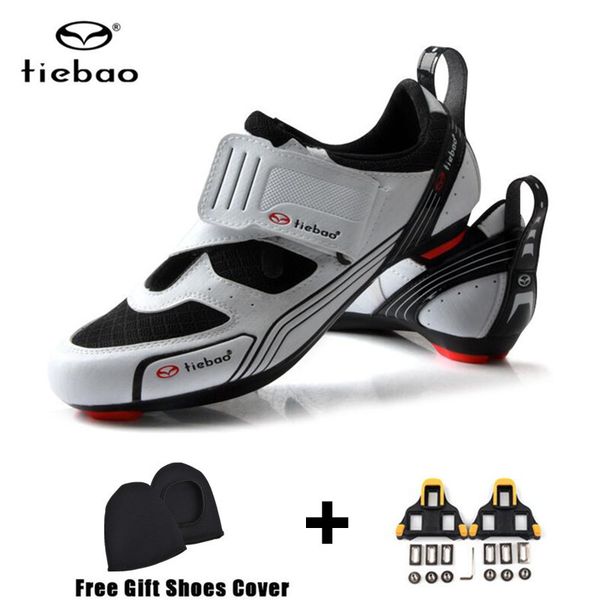 

tiebao cycling shoes 2018 new arrival off road self-locking road bike sport shoes breathable non-slip bicycle men sneakers women, Black