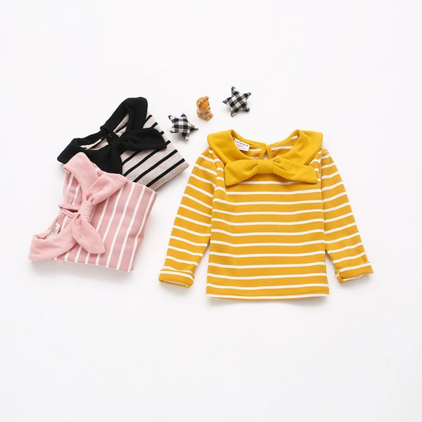 

girls longsleeve strip tee shirt sweater autumn spring children girl, Blue