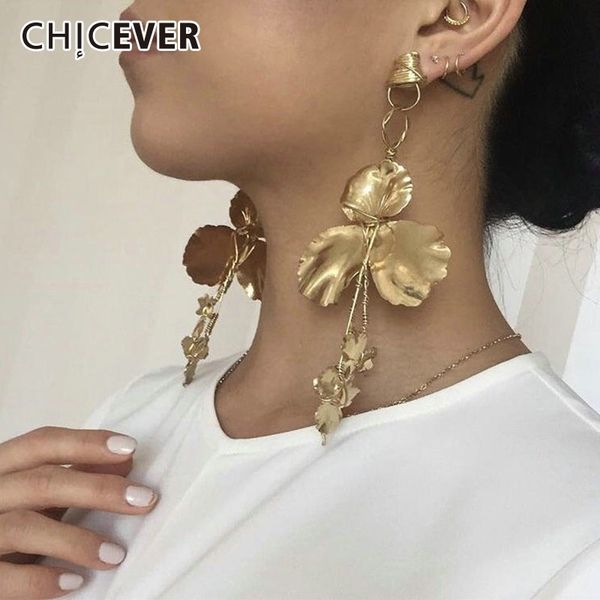

chicever 2019 spring earmuffs female with flower earrings korean fashion elegant earrings for women accessories new, Blue;gray