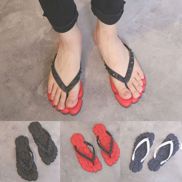 

ishowtienda 2019 new arrival men's summer flip-flop sandals, indoor and outdoor flip-flops fashion casual dropshipping15, Black