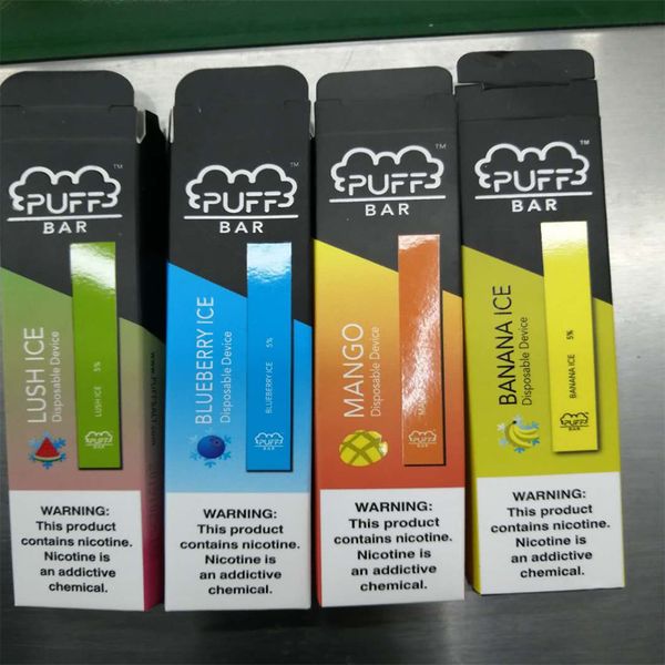 

Слоеное Бар Одноразовая Vape Pen Device стручки Стартовые наборы 280mAh Battey 1,3 мл Картриджи Пусто Испаритель Pen Упаковка E-Cigarette бесплатная доставка