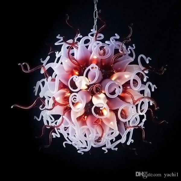 

100% hand blown murano glass chandelier lightings wedding decoration customized murano glass pendant lamps hanging led art glass chandelier