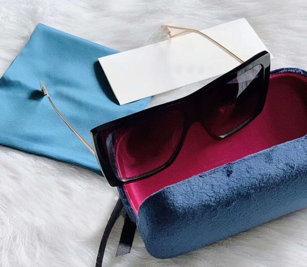 

0434 oversized sunglasses 0434s black gold gray gafas de sol de women sunglasses shades new with box, White;black