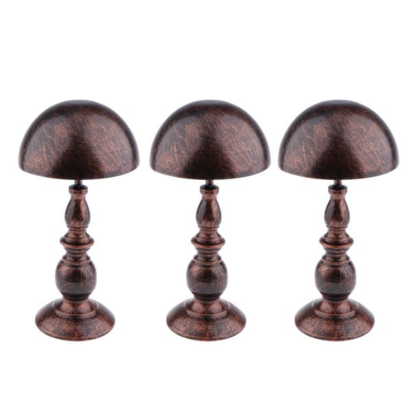 

3 pcs metal hat stand wig holder wig stand display stand for hats