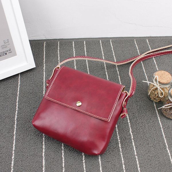 

new women bag simple style satchel evening handbag for lady messenger shoulder bags flap zipper leather square bag